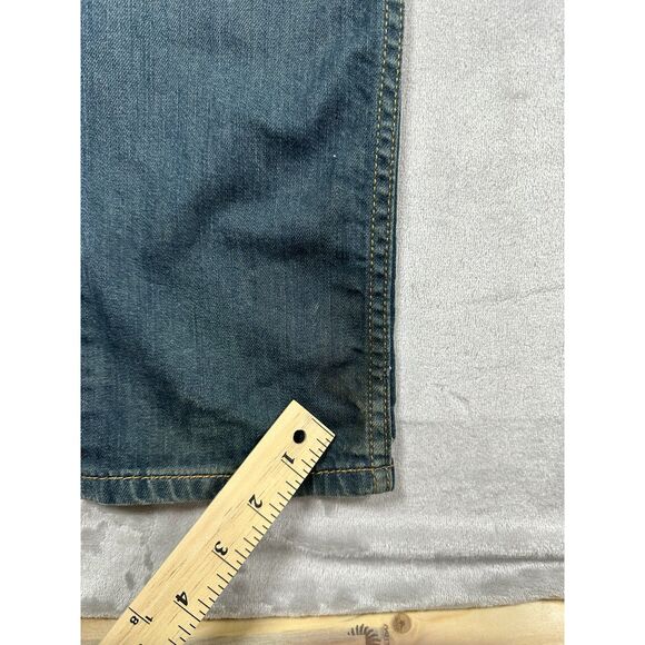 Levis Strauss 511 Men's Slim Straight Blue Distressed Jeans (32x30) - Picture 7 of 10